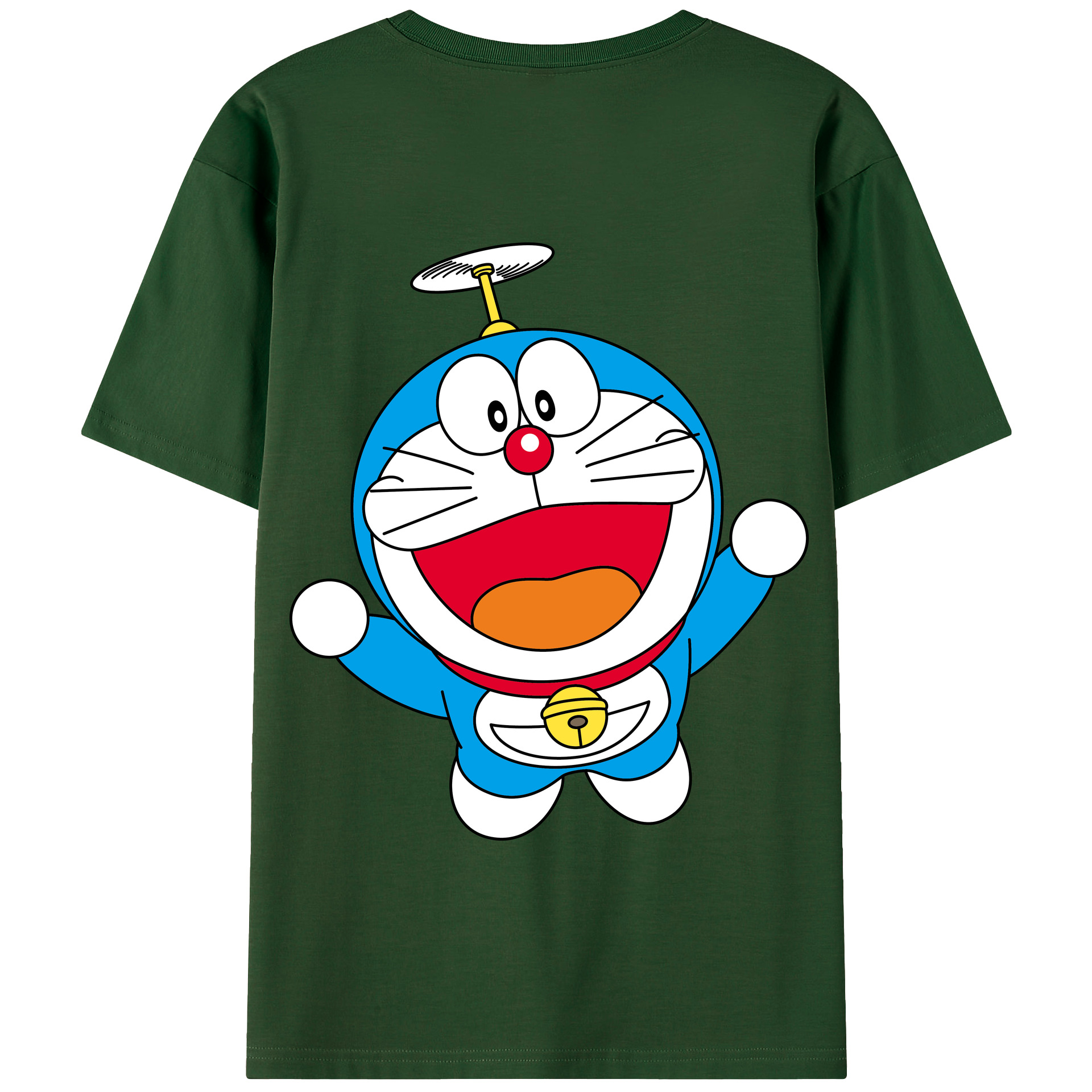 （画像用） ドラえもん Doraemon 綿100％半袖Tシャツ（背面プリント）